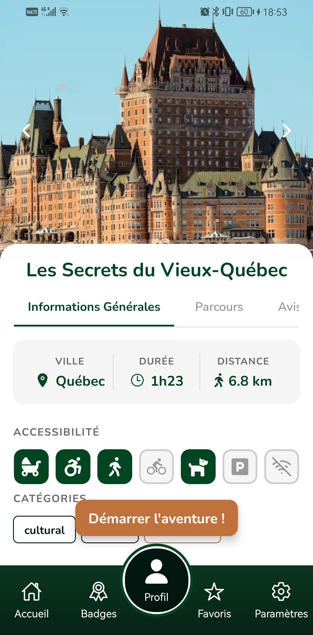 Détail d'une aventure